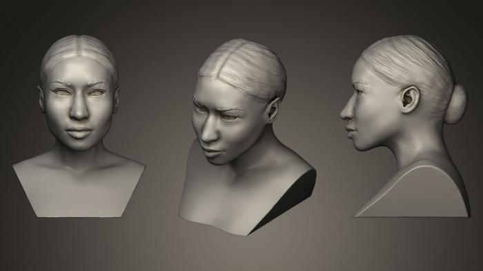 Busts and bas-reliefs of famous people (BUSTC_0462) 3D model for CNC machine